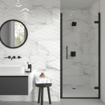 SCULPTURE - 13X36, VENATO CHEVRON, GLOSSY